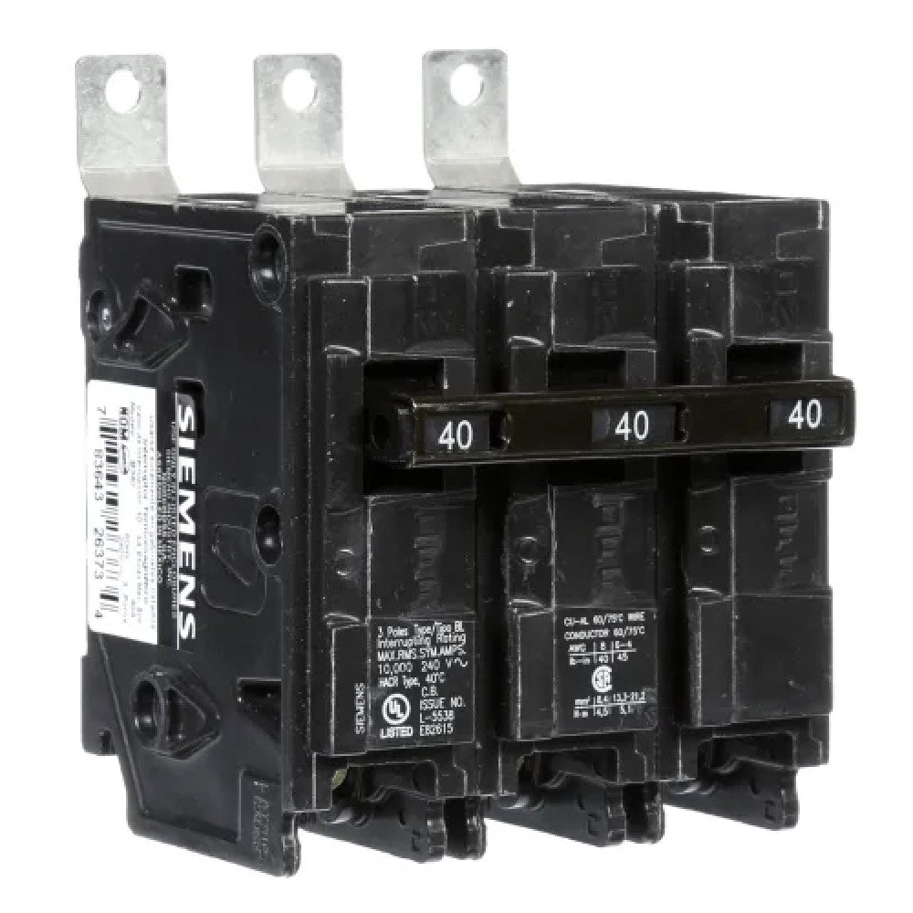 INTERRUPTOR BL 3X40A. 220V. B340 SIEMENS
