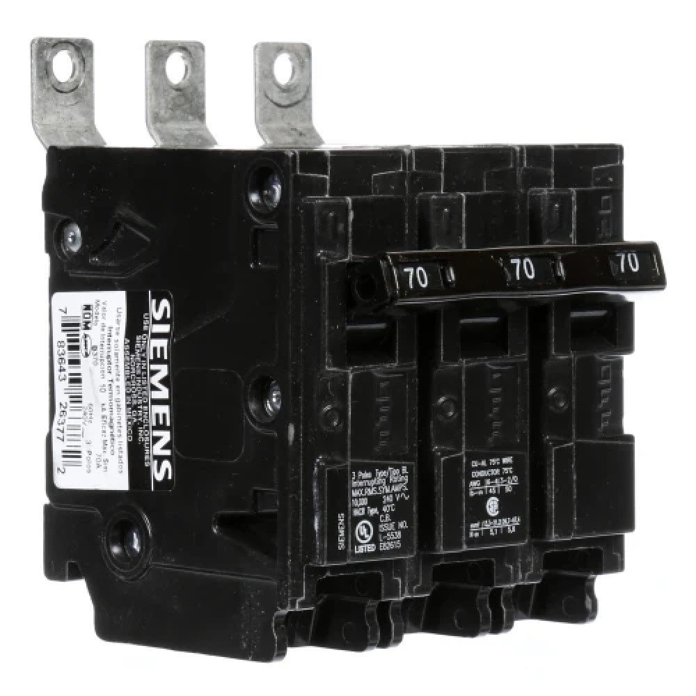 INTERRUPTOR BL 3X70A. 220V. B370 SIEMENS