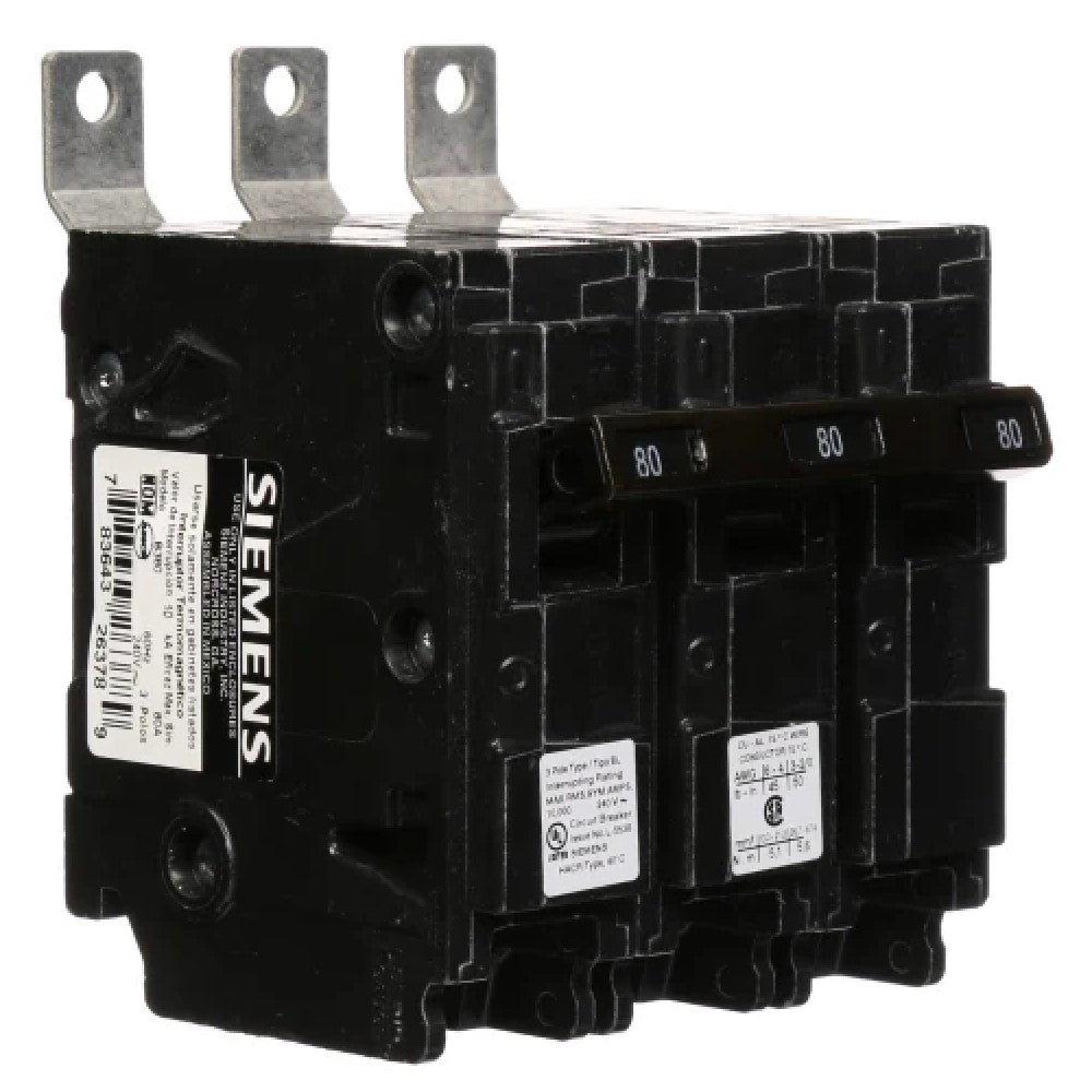 INTERRUPTOR BL 3X80A. 220V. B380 SIEMENS