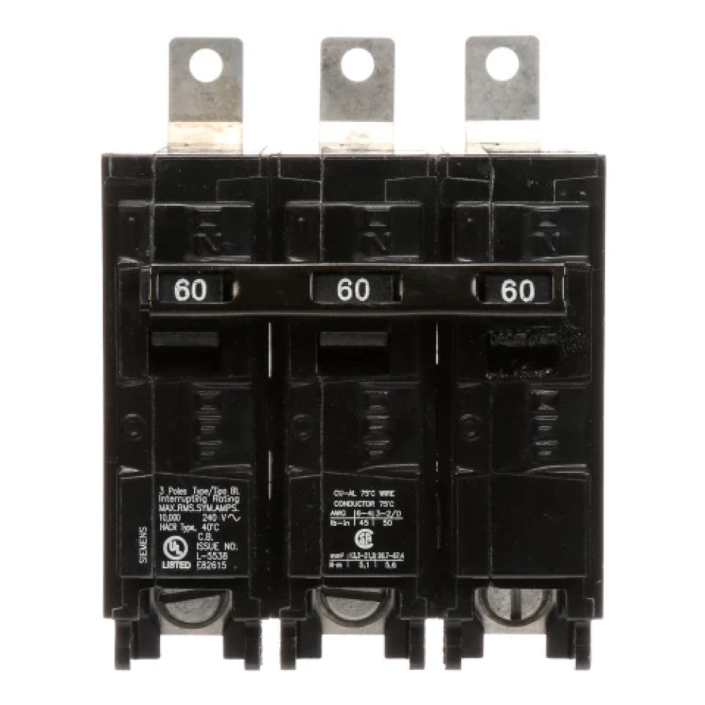 INTERRUPTOR BL 3X60A. 220V. B360 SIEMENS