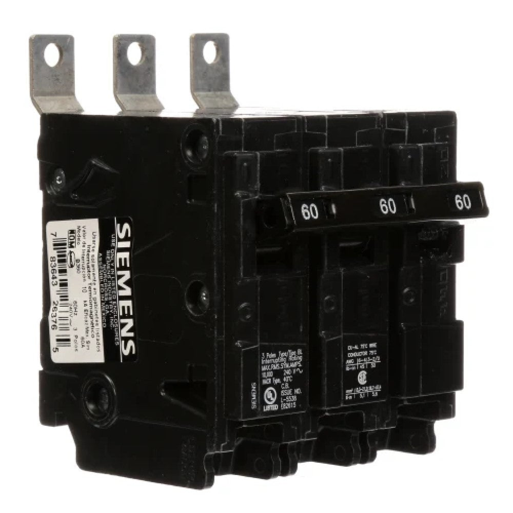 INTERRUPTOR BL 3X60A. 220V. B360 SIEMENS