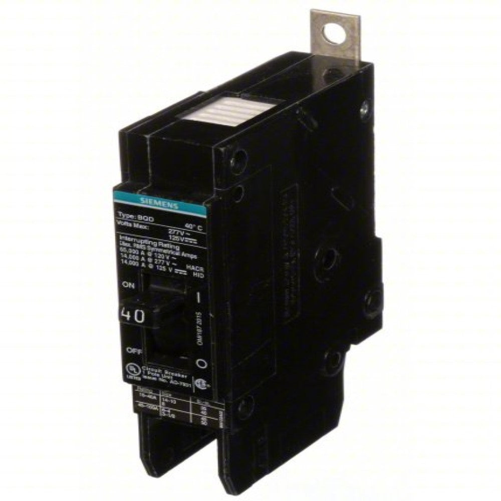 INTERRUPTOR BQD 1X40A/440V. BQD140 A7B10000001107 A7B10000022563 SIEMENS