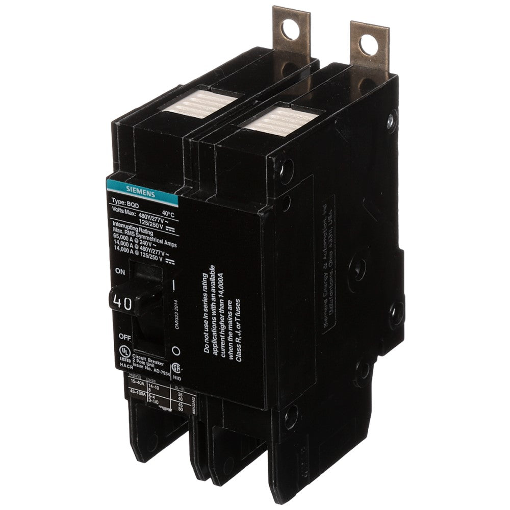 INTERRUPTOR BQD 2X40A/440V. BQD240 A7B10000001114 A7B10000022576 SIEMENS