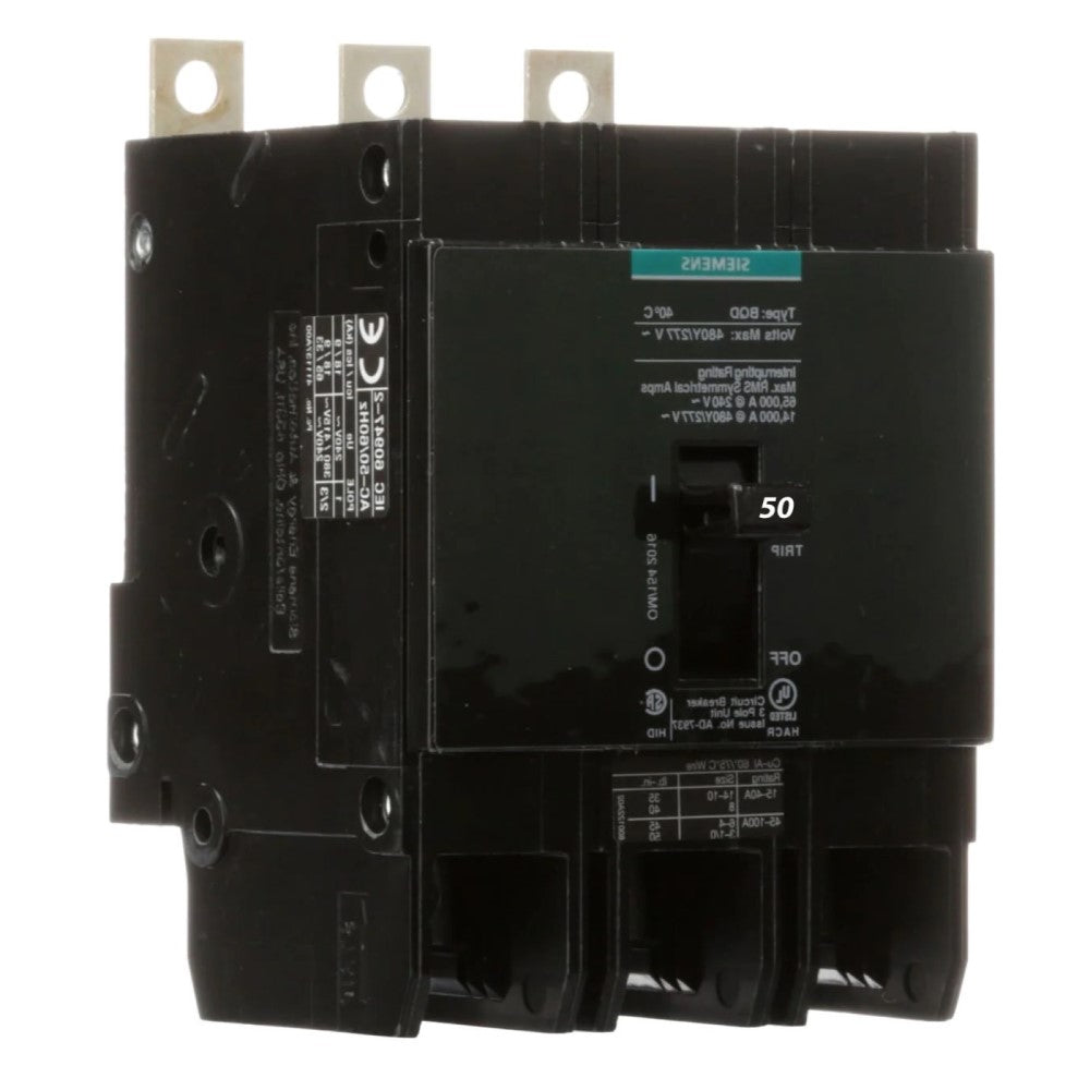 INTERRUPTOR BQD 3X50A/440V. BQD350 A7B10000001125 A7B10000022591 SIEMENS