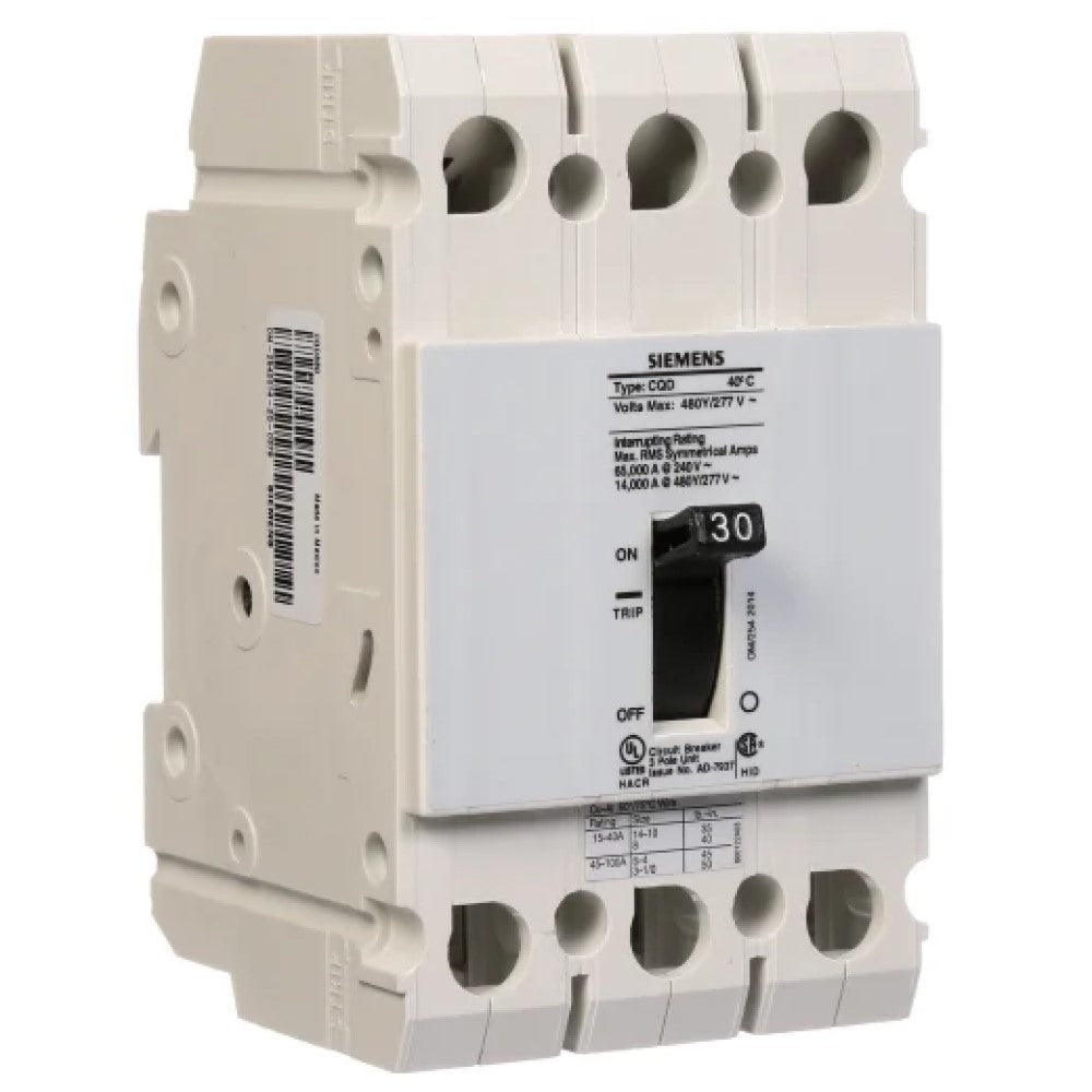 INTERRUPTOR CQD 3X30A. CQD330 A7B10000001148 A7B10000022632 SIEMENS