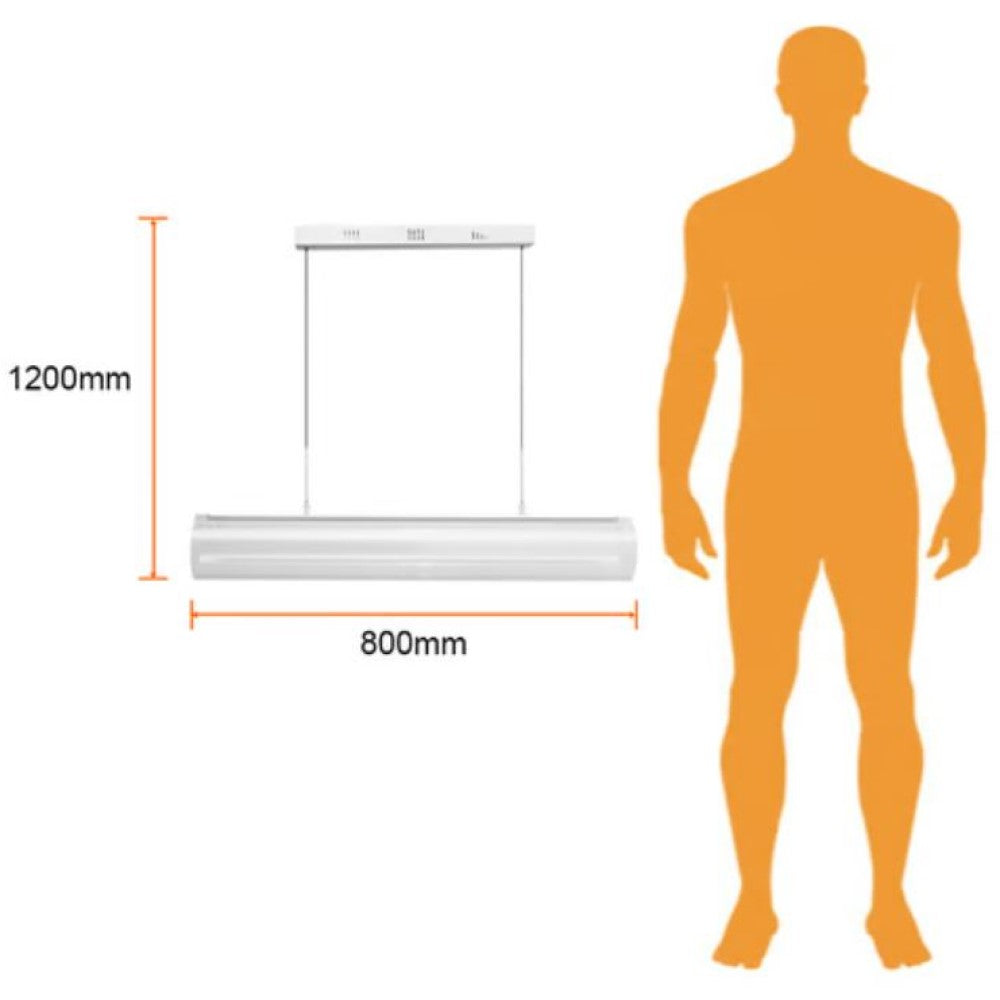 LUMINARIO INT LED 30W 100-240V 2800LM 30K BCO