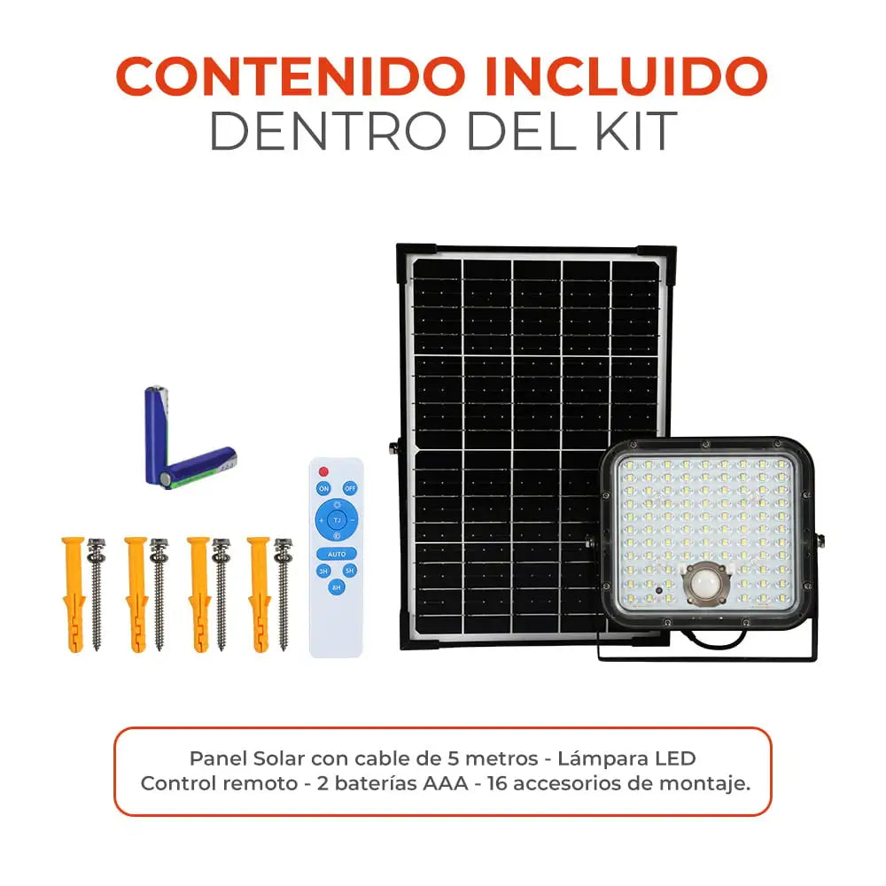 EXT LED 30W4500LM6500K NEGRO