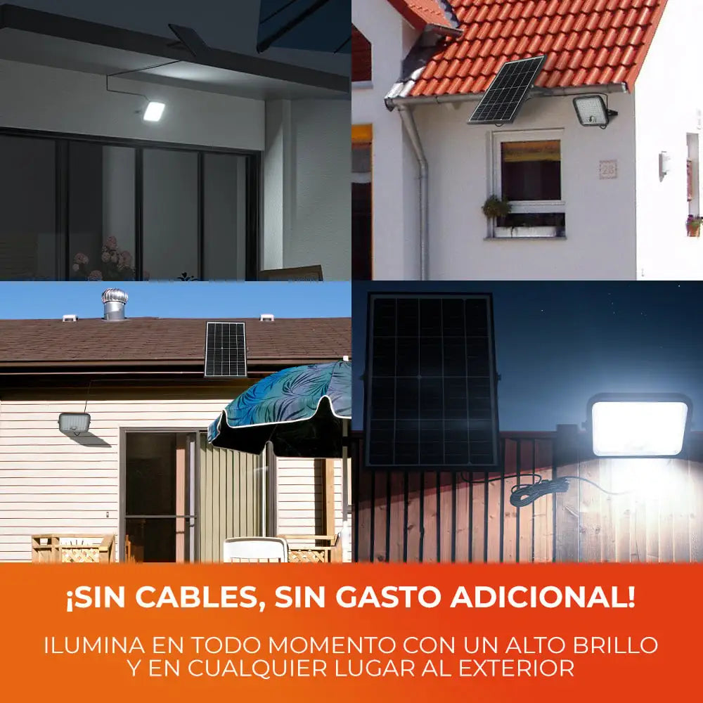 EXT LED 30W4500LM6500K NEGRO