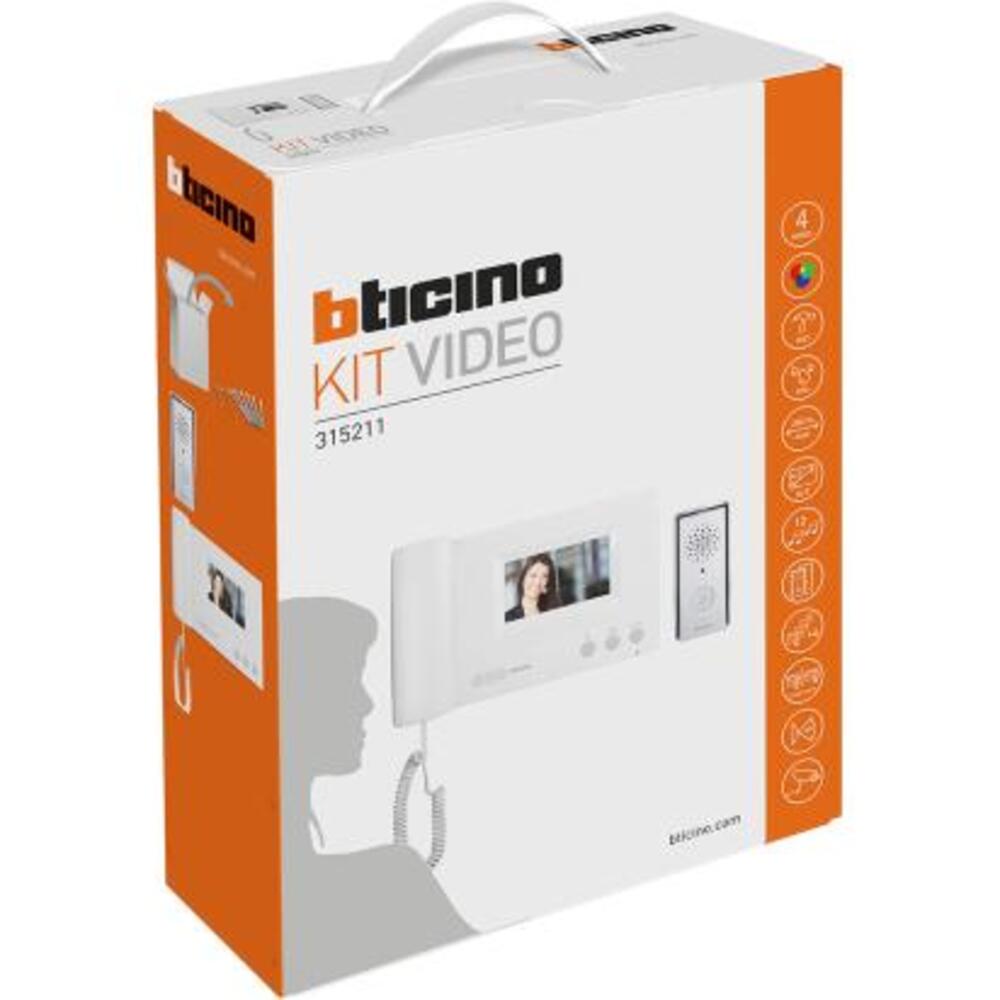 KIT VIDEO INTERFON PANTALLA 4.3" CON AURICULAR 4H.