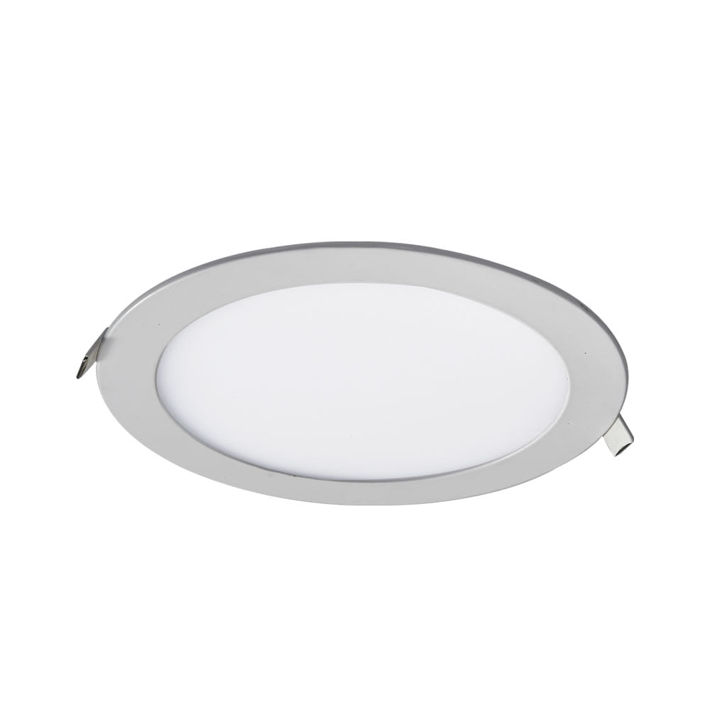 LUMINARIA FLAT LED ESTEVEZ 6" 12W LUZ NEUTRA ***HAE2025***