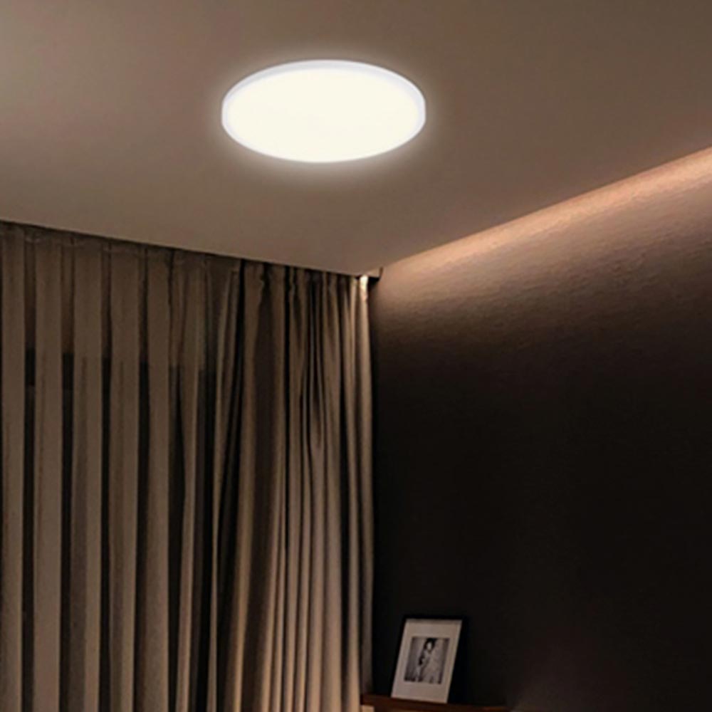 LUMINARIO FLAT-DECO BLANCO 6W 2700K 120-240V ***HAE2025***