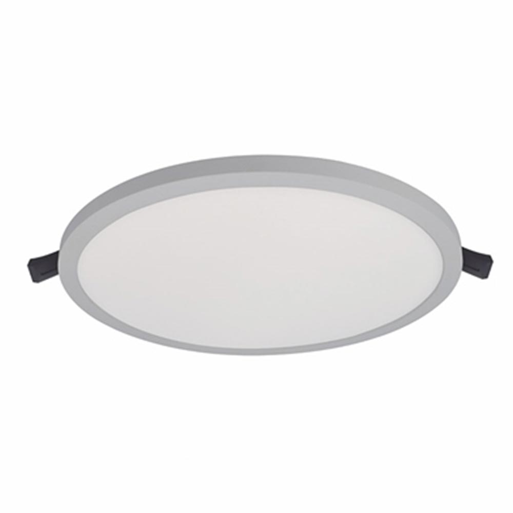 LUMINARIO FLAT-DECO NIQUEL 6W 6500K 120-240V ***HAE2025***