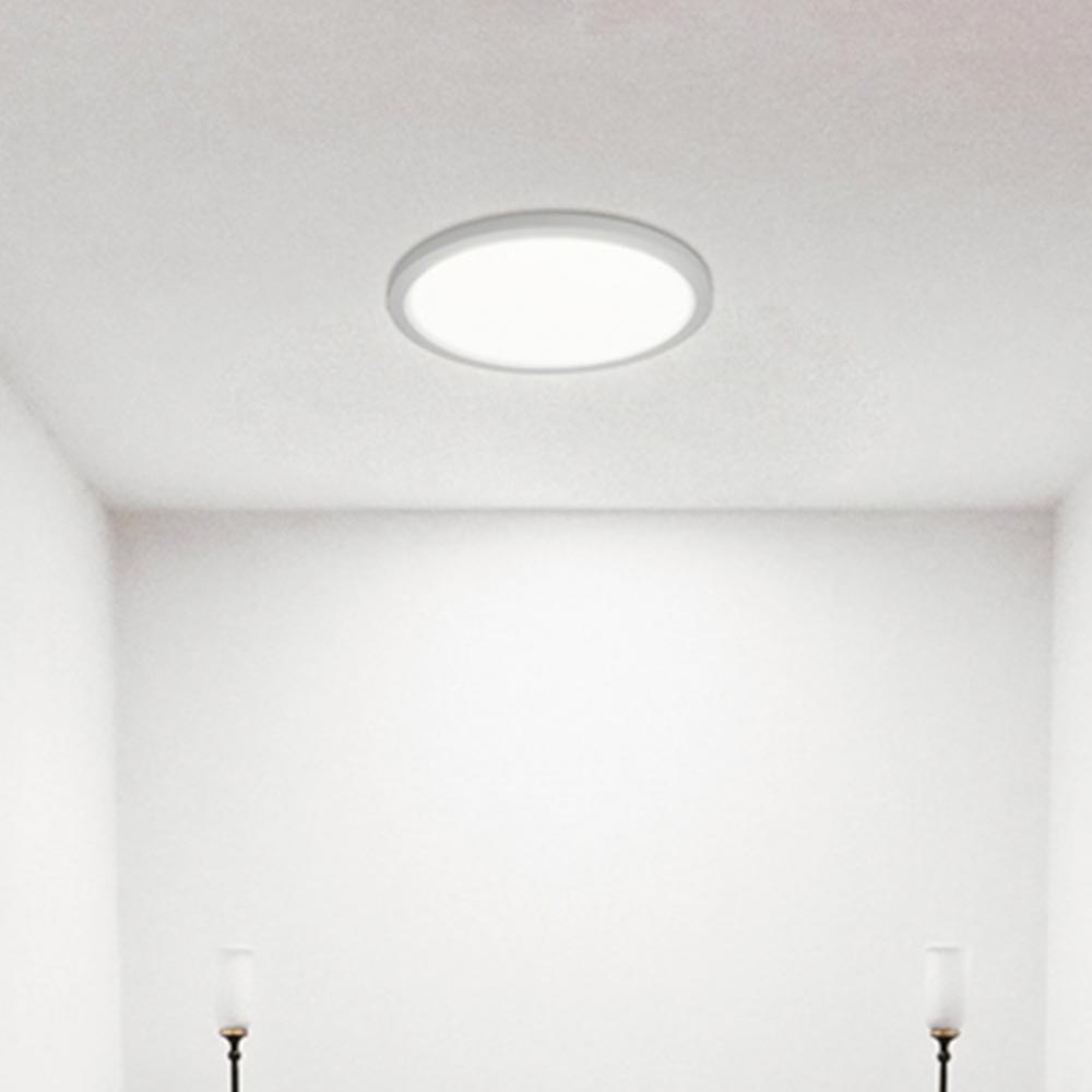 LUMINARIO FLAT-DECO NIQUEL 6W 6500K 120-240V ***HAE2025***