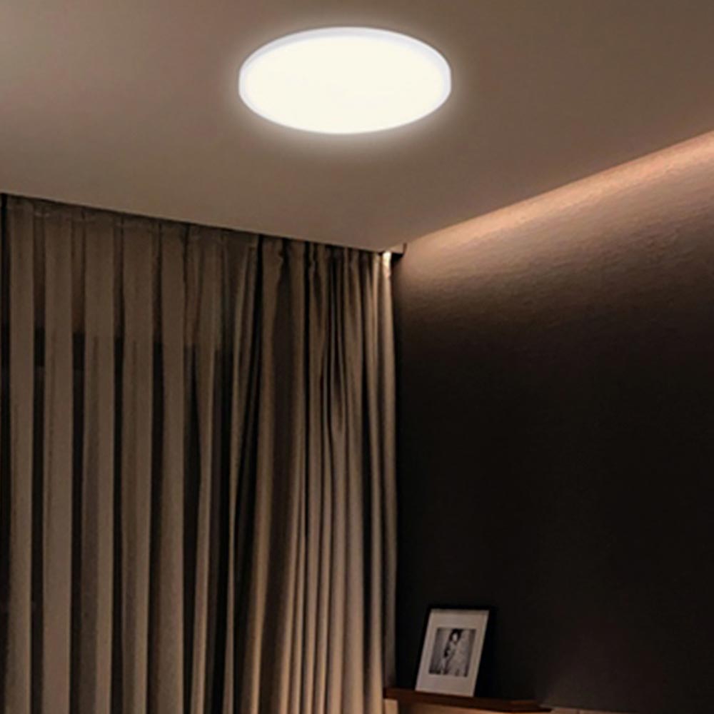 LUMINARIO FLAT-DECO NIQUEL 6W 6500K 120-240V ***HAE2025***