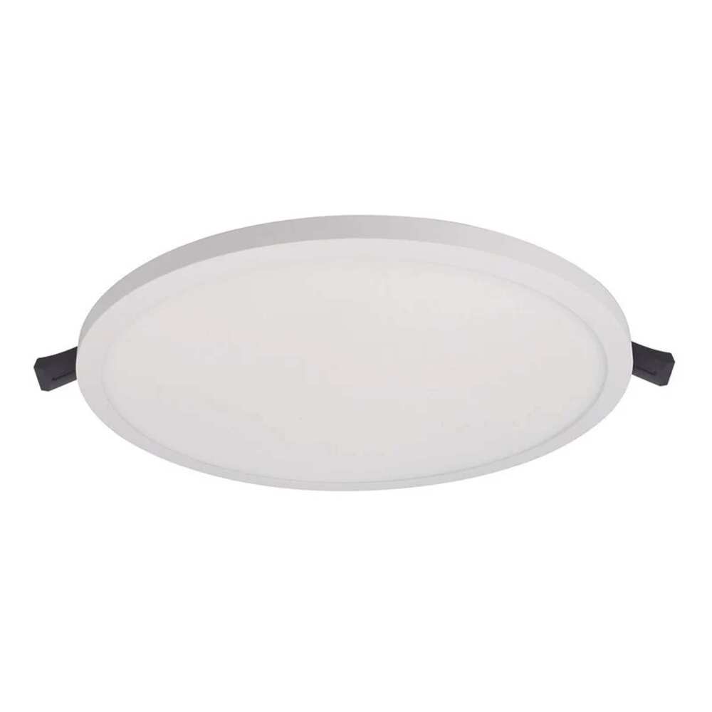 LUMINARIO FLAT-DECO NIQUEL 18W 2700K 120-240V ***HAE2025***