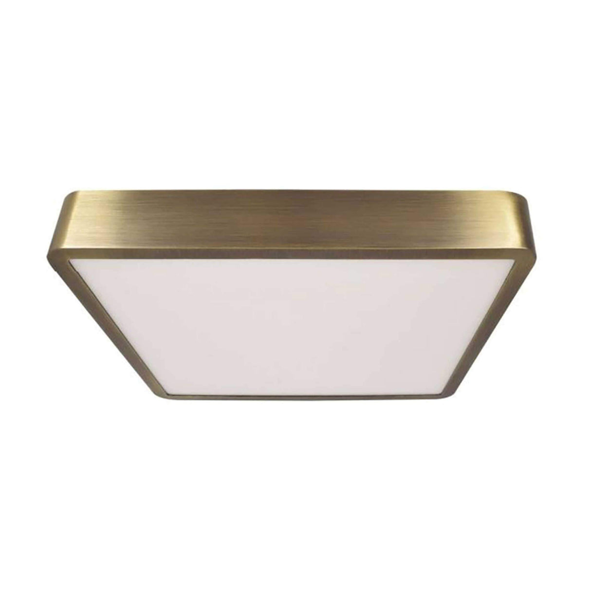 LUMINARIO DRUM-SQUARE-DECO BRONCE 20X20 24W 2700K 120-240V