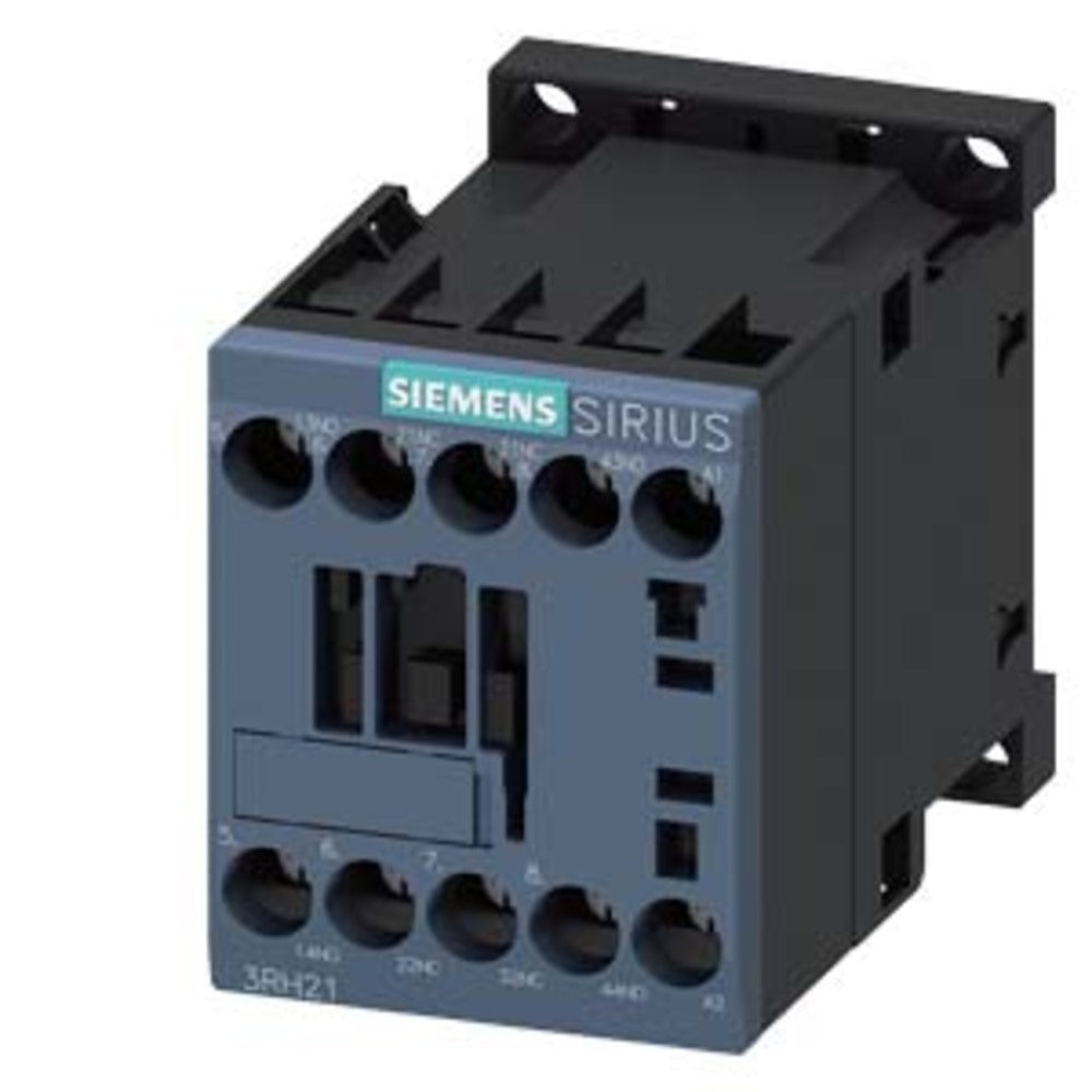 CONTACTOR AUXILIAR TAM. S00 2NA+2NC 220V. 60HZ. 3RH21221AN20 SIRIUS SIEMENS