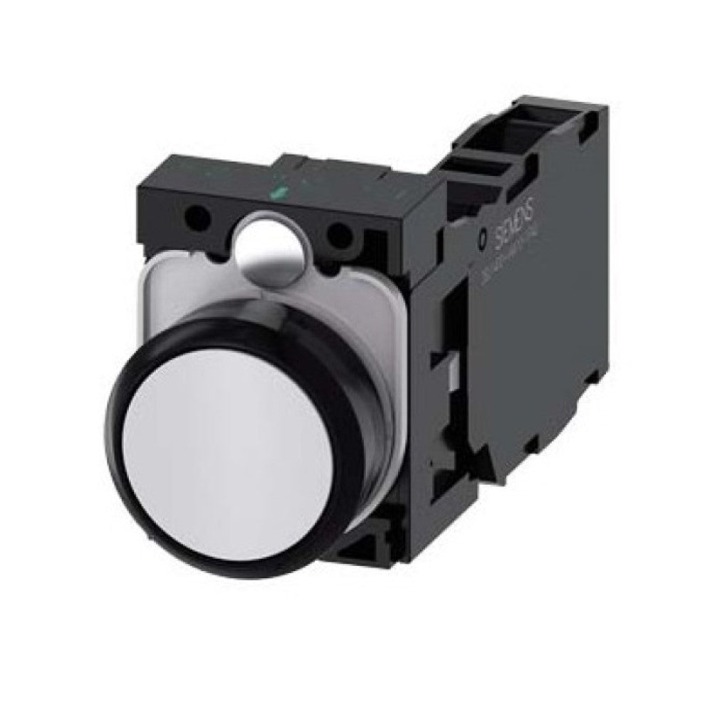 BOTON PULSADOR BLANCO 1NA+1NC 3SB32010AA61