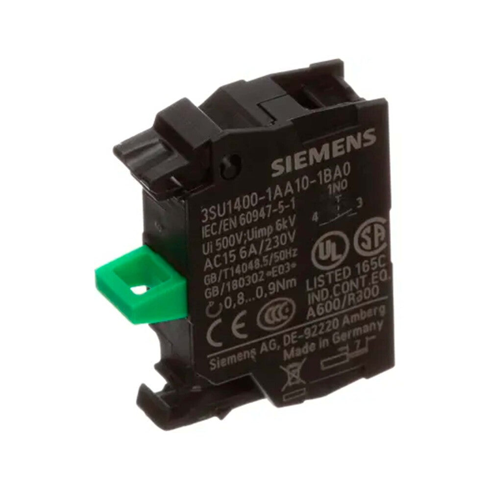 CONTACTO AUXILIAR SIEMENS 1NA VERDE P/TABLERO 3SU14001AA101BA0