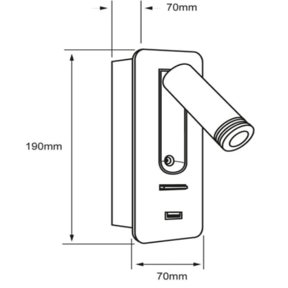 INT EMP LED 3.5W100-240V160LMIP203000K B LECTIO TECNOLITE