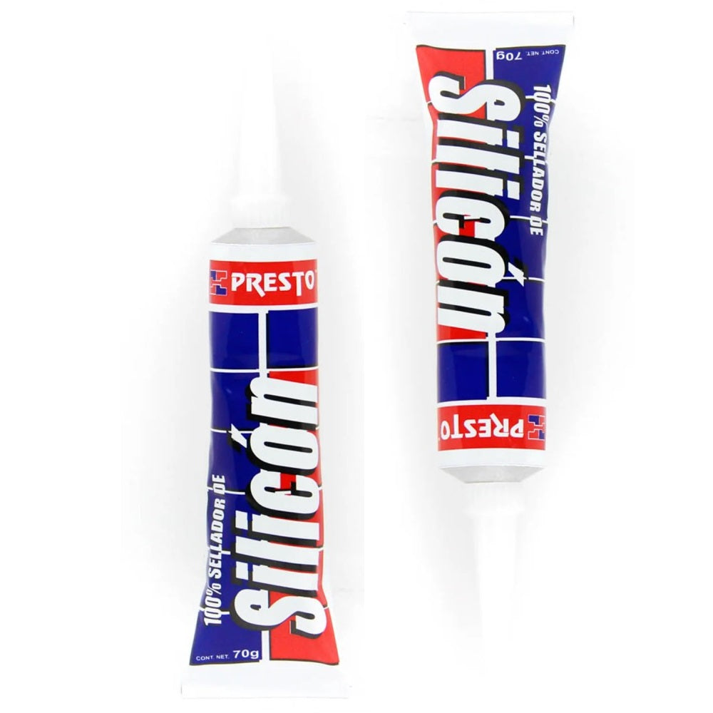 SILICON PRESTO TRANSPARENTE 100% 70GR