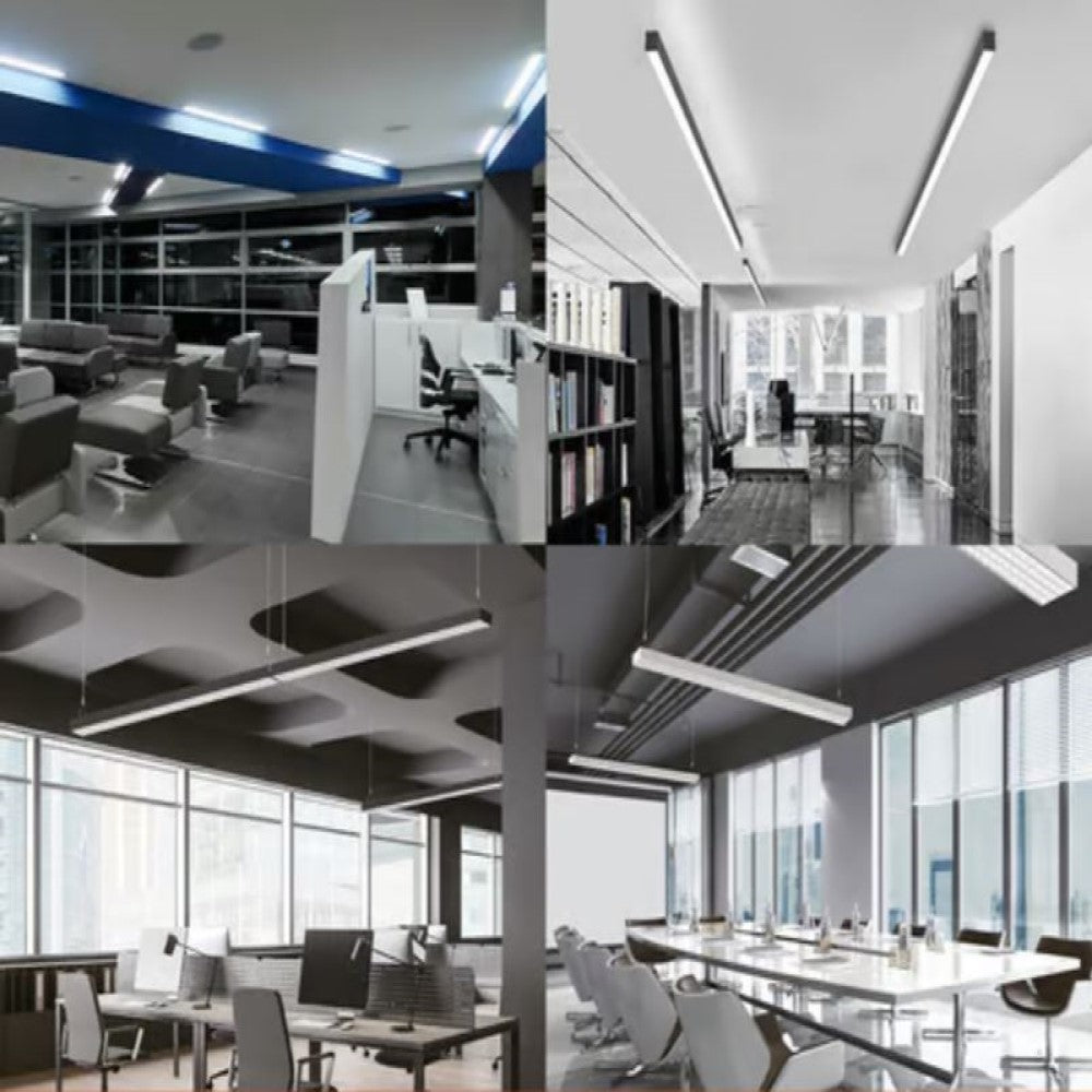 LUMINARIO LED SOBREPONER/SUSPENDIDO INT 40W SATIN