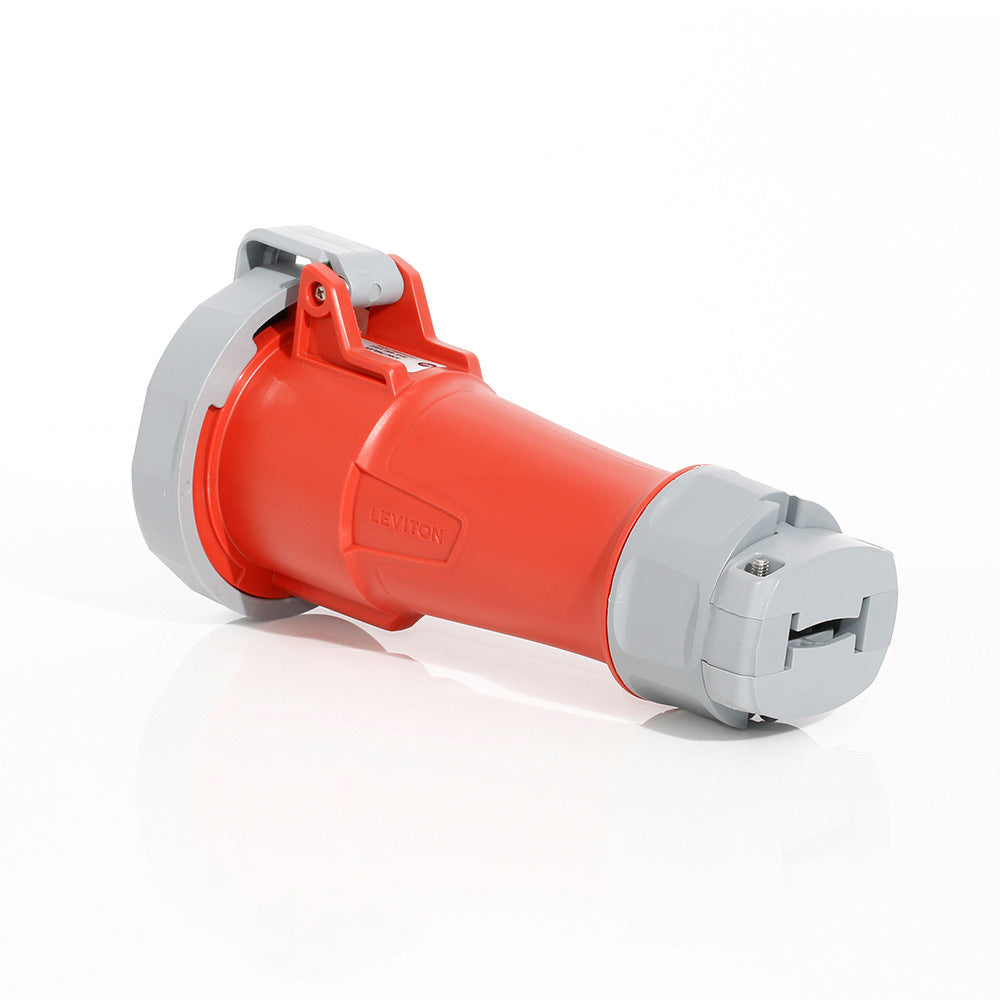 CONECTOR PIN & SLEEVE 30A 3480V 3P4H 7H IP66/67/68 E IP69K SERIE LEVITON ROJO AMERICANO *** OFRECER HBL430C7W ***