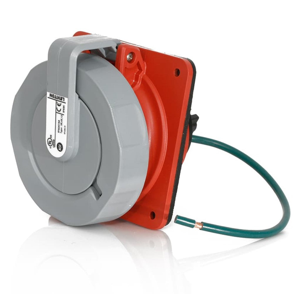 RECEPTACULO PIN & SLEEVE SERIE LEV 30A 30480V 3P4H 7H IP66 LEVITON