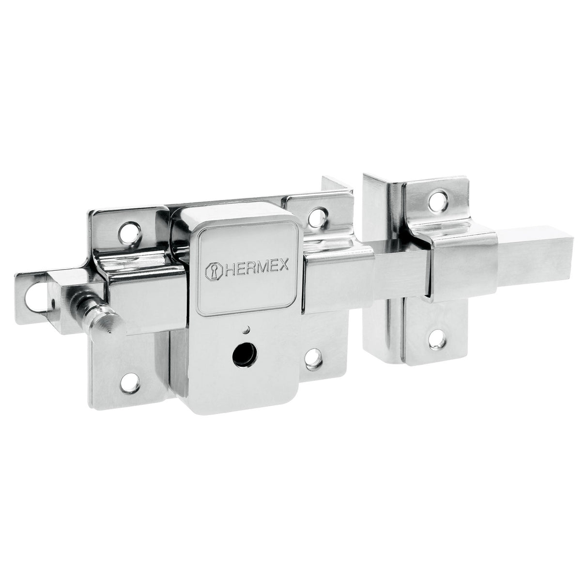 CERRADURA BARRA FIJA ALTA SEGURIDAD DERECHA *** INCLUYE 3 LLAVES TETRA *** CB-50D 43509 TRUPER *** SIMILAR 43516 ***