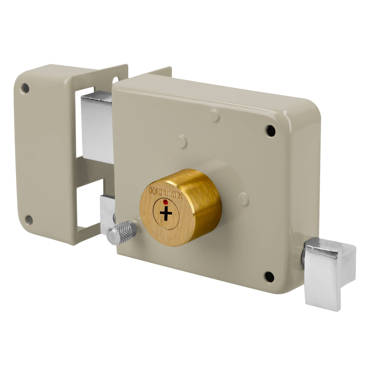 CERRADURA DE SOBREPONER CLASICA INSTALA-FACIL TETRA IZQ. CS-85I HERMEX *** SIMILAR 43573 ***