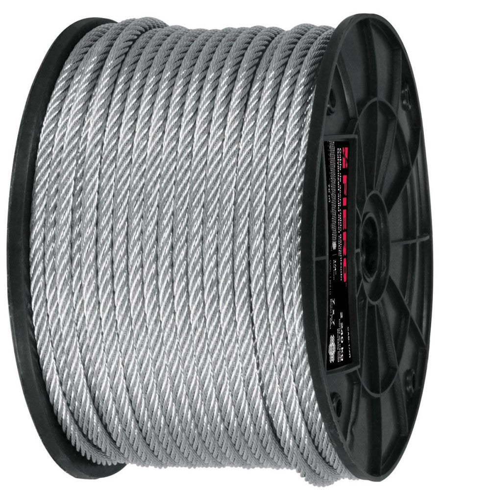 CABLE RIGIDO DE ACERO 1/4" 7X7 TRUPER FIERO