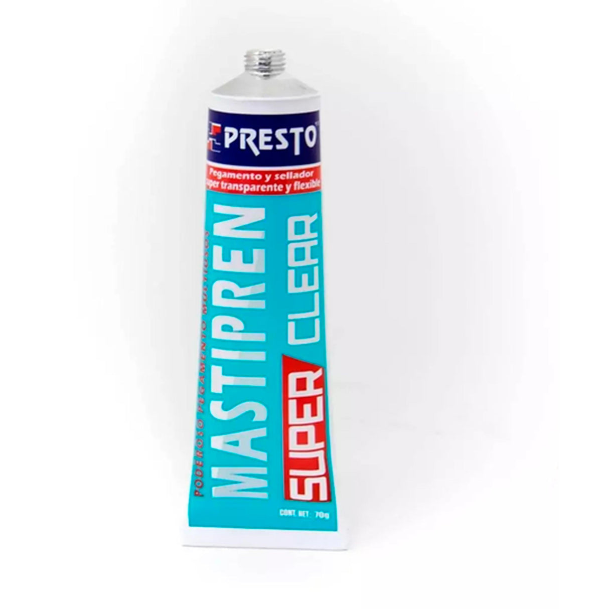 PRESTO MASTIPREN SUPER CLEAR 70 GR ML PODEROSO ADESIVO MULTIUSOS TRANSPARENTE