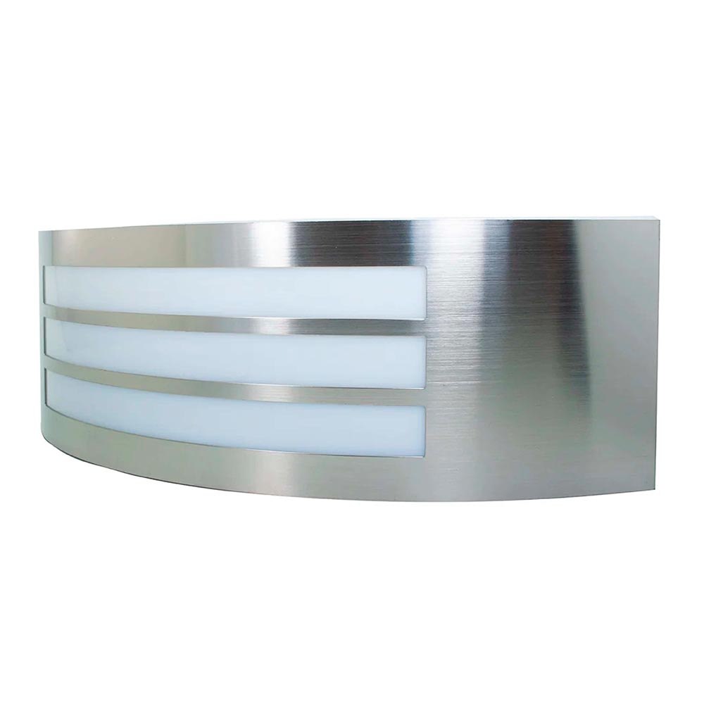 ARBOTANTE 1 LUZ CRISTAL 60W. ACERO INOXIDABLE DEVON ***ADIR***