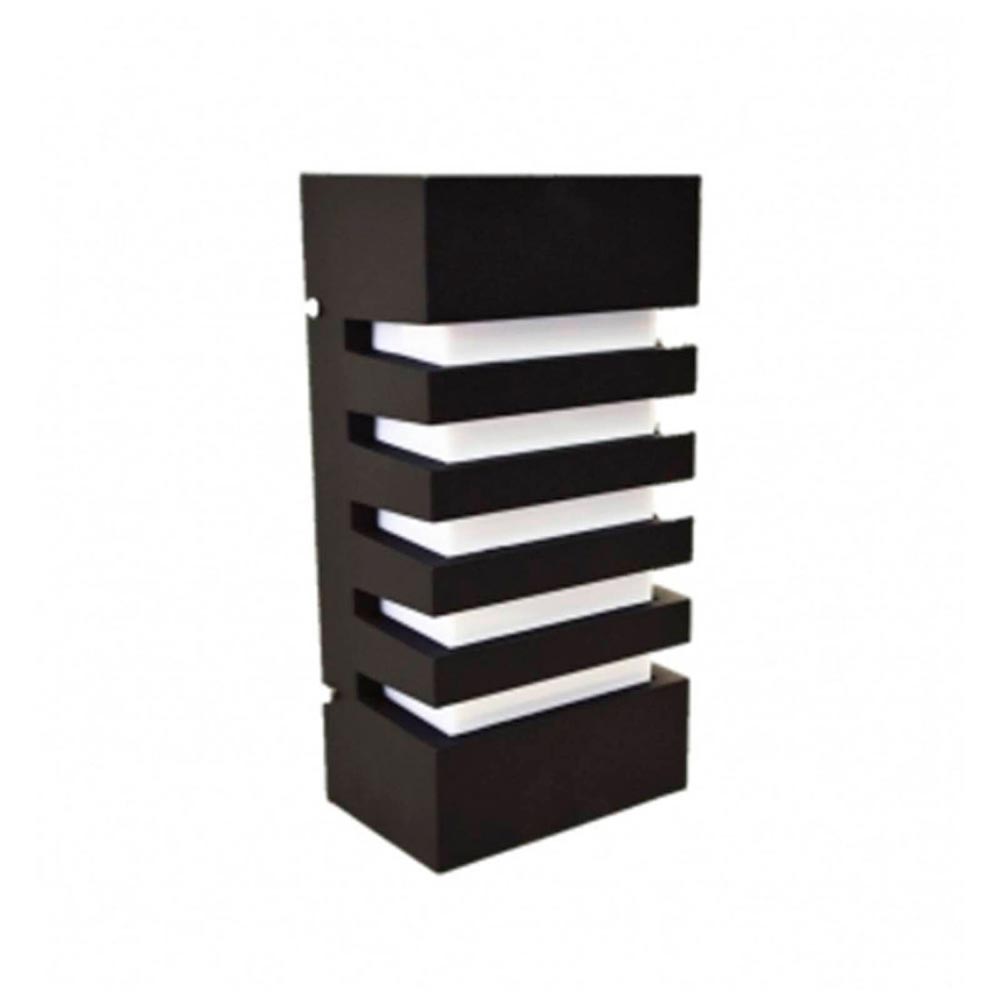 ARBOTANTE 1 LUZ RECTANGULAR 60W. NEGRO CHESTER ***ADIR***