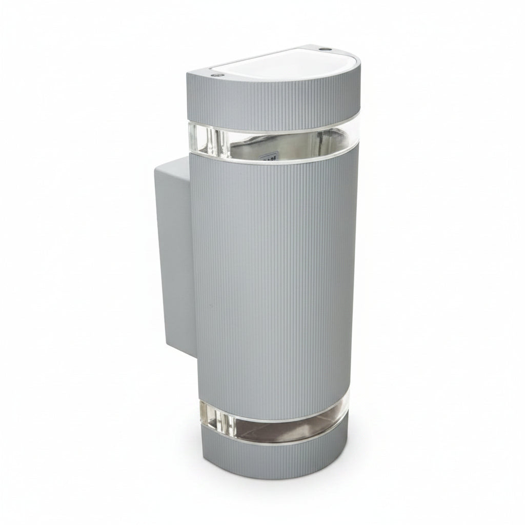 ARBOTANTE 2 LUCES CRISTAL 120W. GU10 GRIS TABUK ***ADIR***