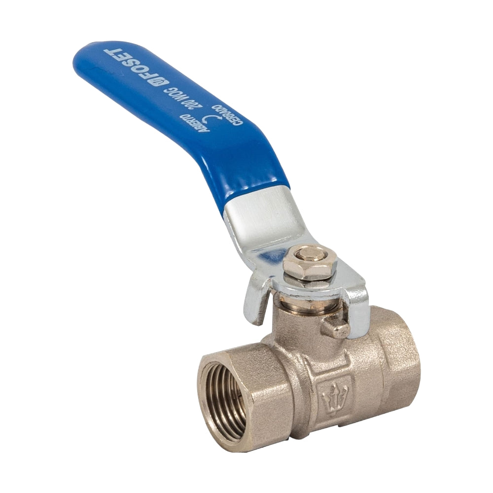 VALVULA DE ESFERA DE LATON ROSCABLE 3/8" MCA TRUPER CONSTRUCCION