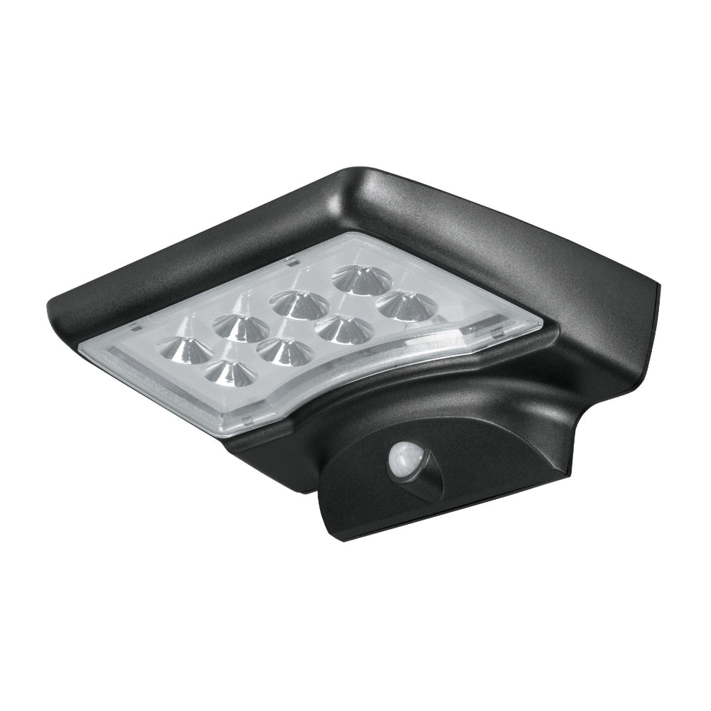 LUMINARIO SOLAR LED 1.1W. CON SENSOR DE LUZ Y MOVIMIENTO 9HRS. DURACION BATERIA ARB-704L 49073 TRUPER
