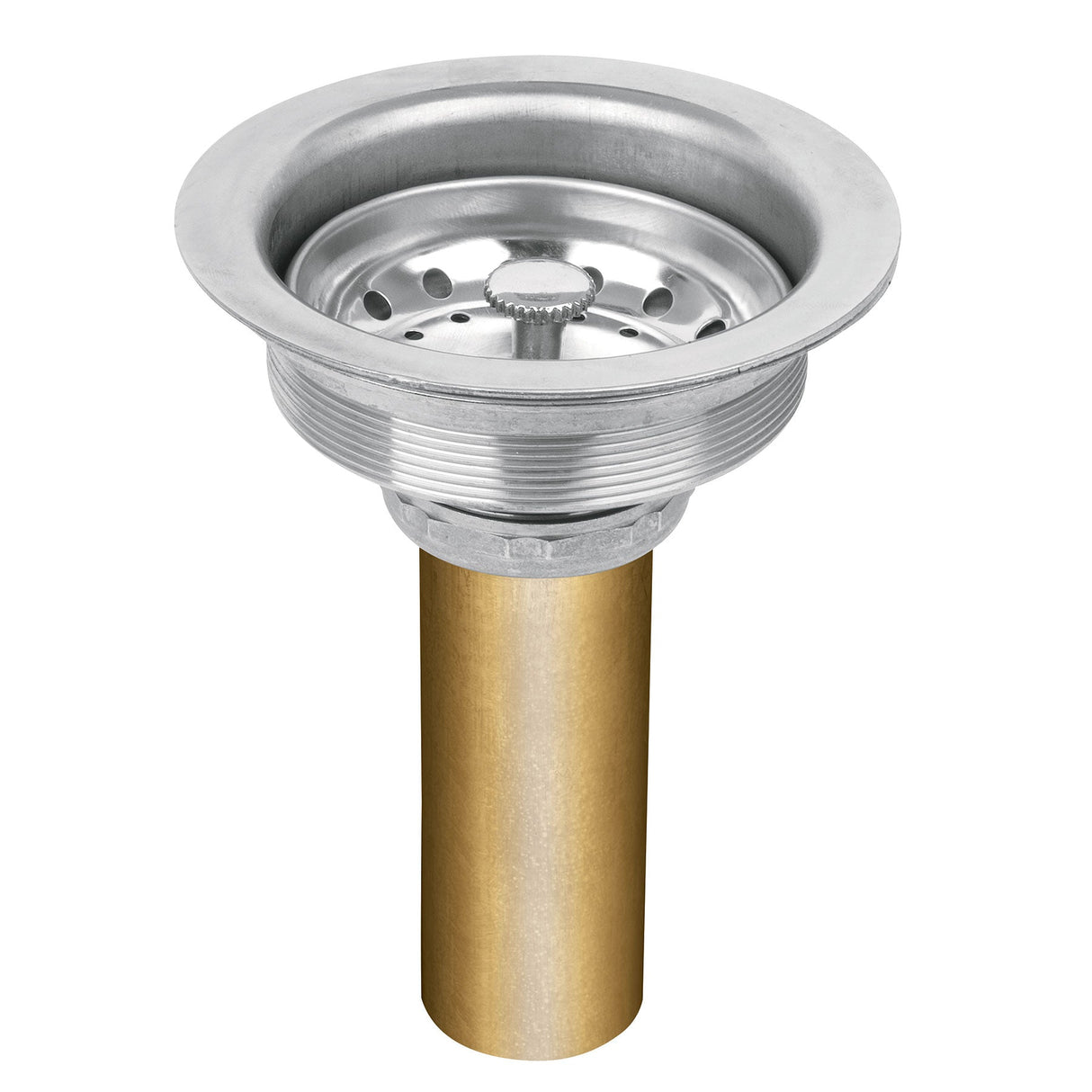 CONTRACANASTA DE ACERO INOXIDABLE CON TUBO DE LATON 3-1/2" MCA TRUPER CONSTRUCCION *** OFRECER 3813M***