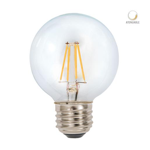 FOCO LED TECNOLITE VINTAGE FILAMENTO ATENUABLE 4.5W LUZ SUAVE CÁLIDA BASE E27 4DG80LEDF27VT