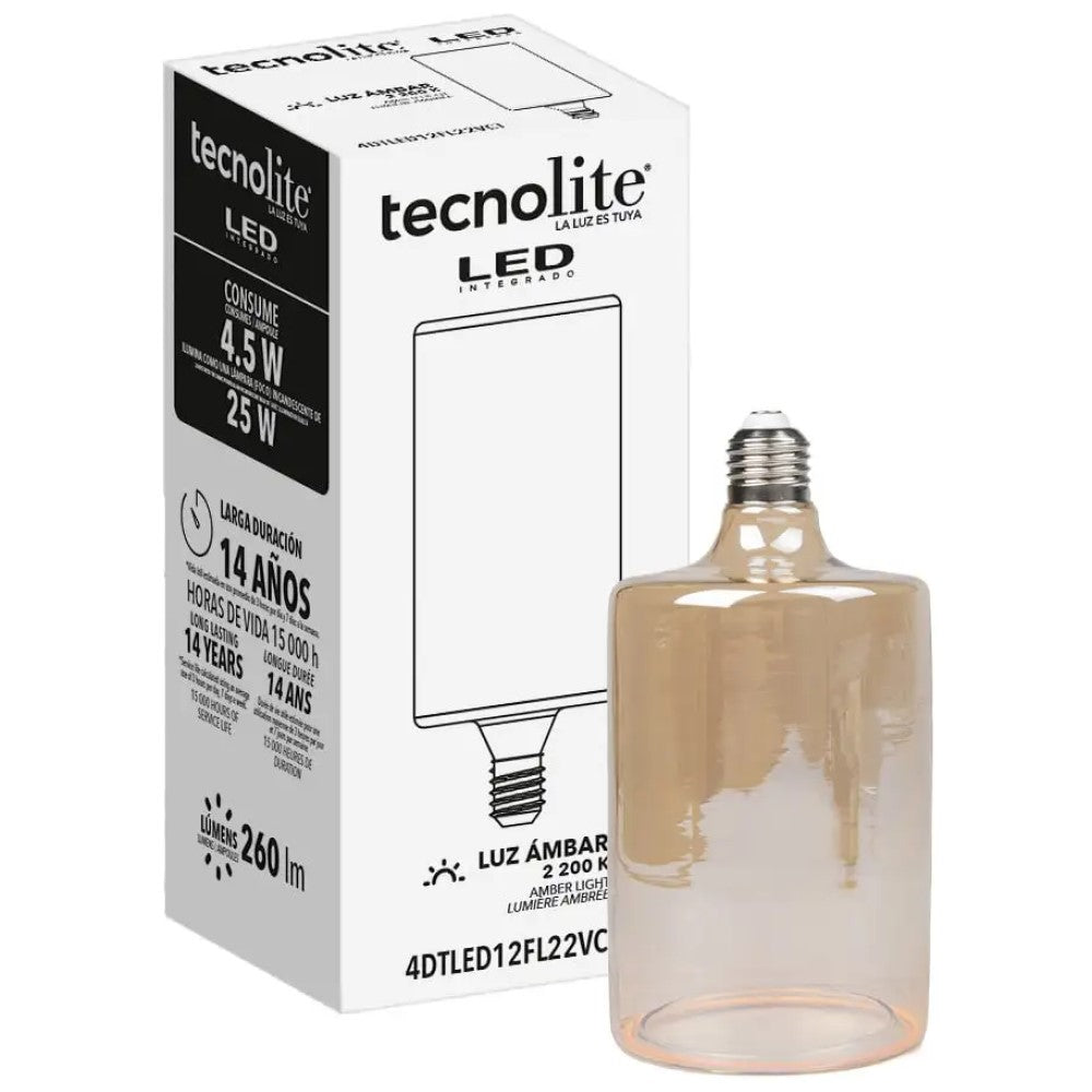 LAMPARA FIL 4.5W 22K CRI90 E27 DIM