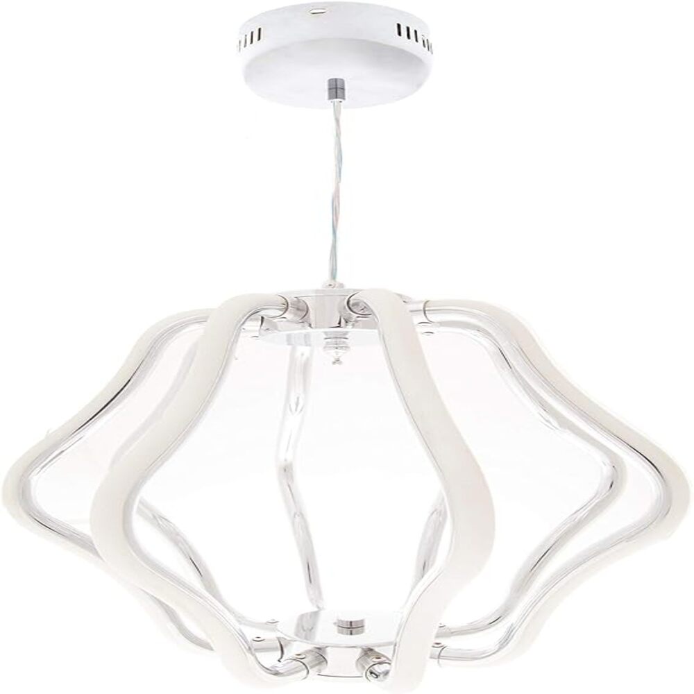 LUM COLGANTE DE LED 8X7W 4000K CON FIGURA ESTILO CURVEADO IIDSA