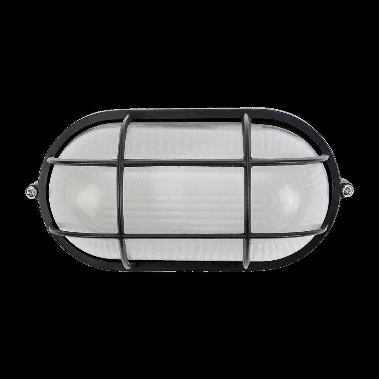 LUMINARIO A MURO CALUX 60W 127V IP44 E27 ACABADO NEGRO 5031/N