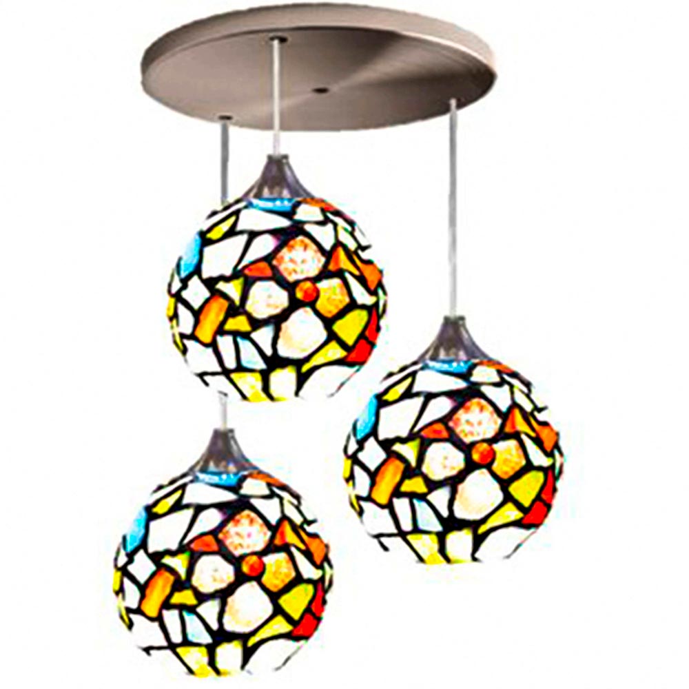 CANDIL TRIPLE COLGANTE 3X60W/120V. SUARMAR ***ADIR***