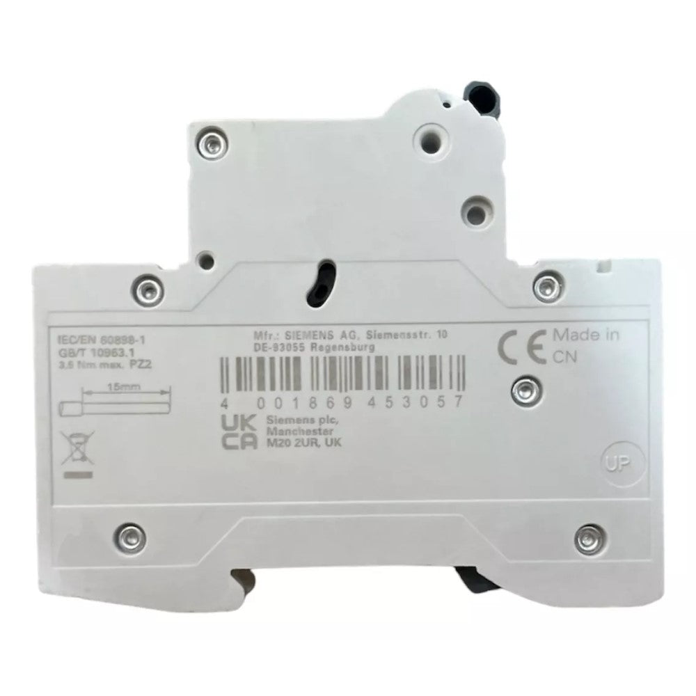 PASTILLA INTERRUPTOR P/RIEL 3X2A 5SL 6KA 250/440V 5SL63027CC SIEMENS