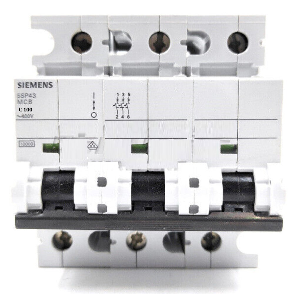 I.T.M. 3X100A. 22KA 220/240V. 5SP43917 RIEL DIN