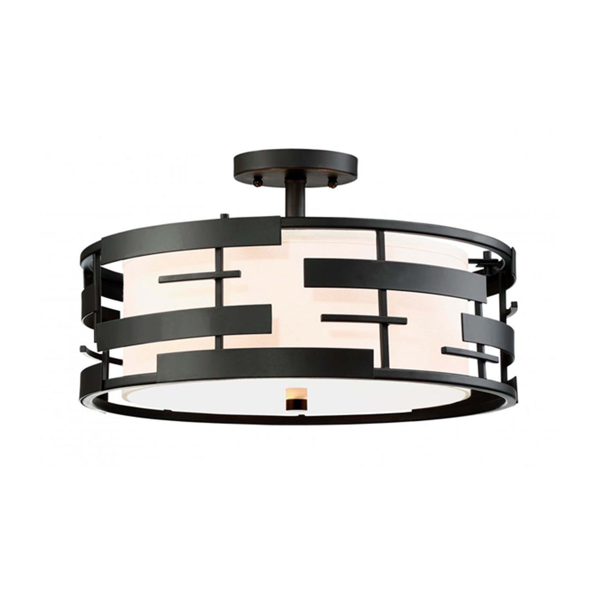 SEMIEMPOTRADO LANSING 3 LUCES BRONCE SATCO