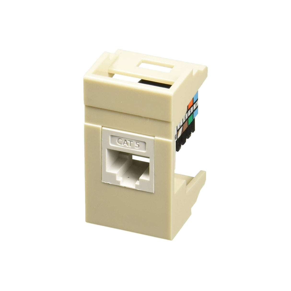MODULO DE DATOS RJ45 CAT.5 MARFIL MODULOS X01-URJ45-00M LEVITON