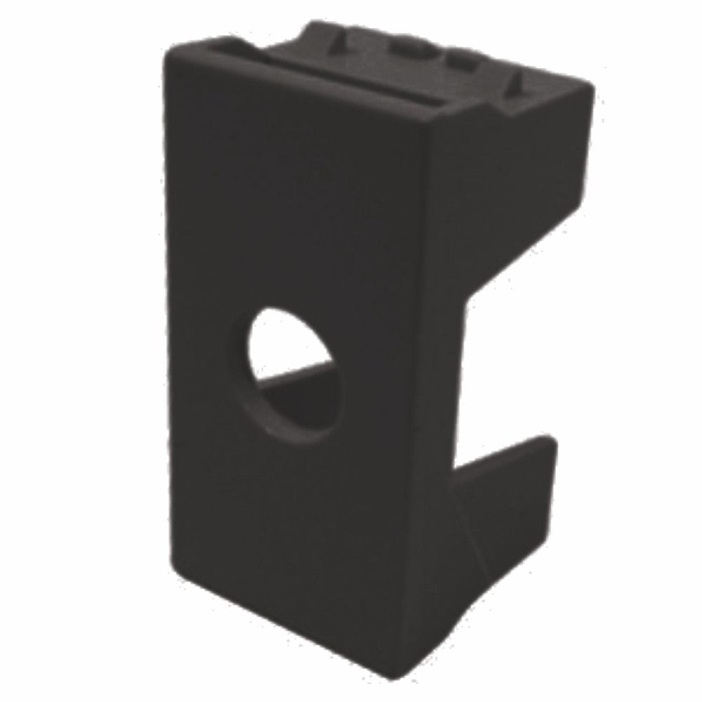 MODULO PASACABLE NEGRO MODULOS LEVITON X08-MODUL-PCN