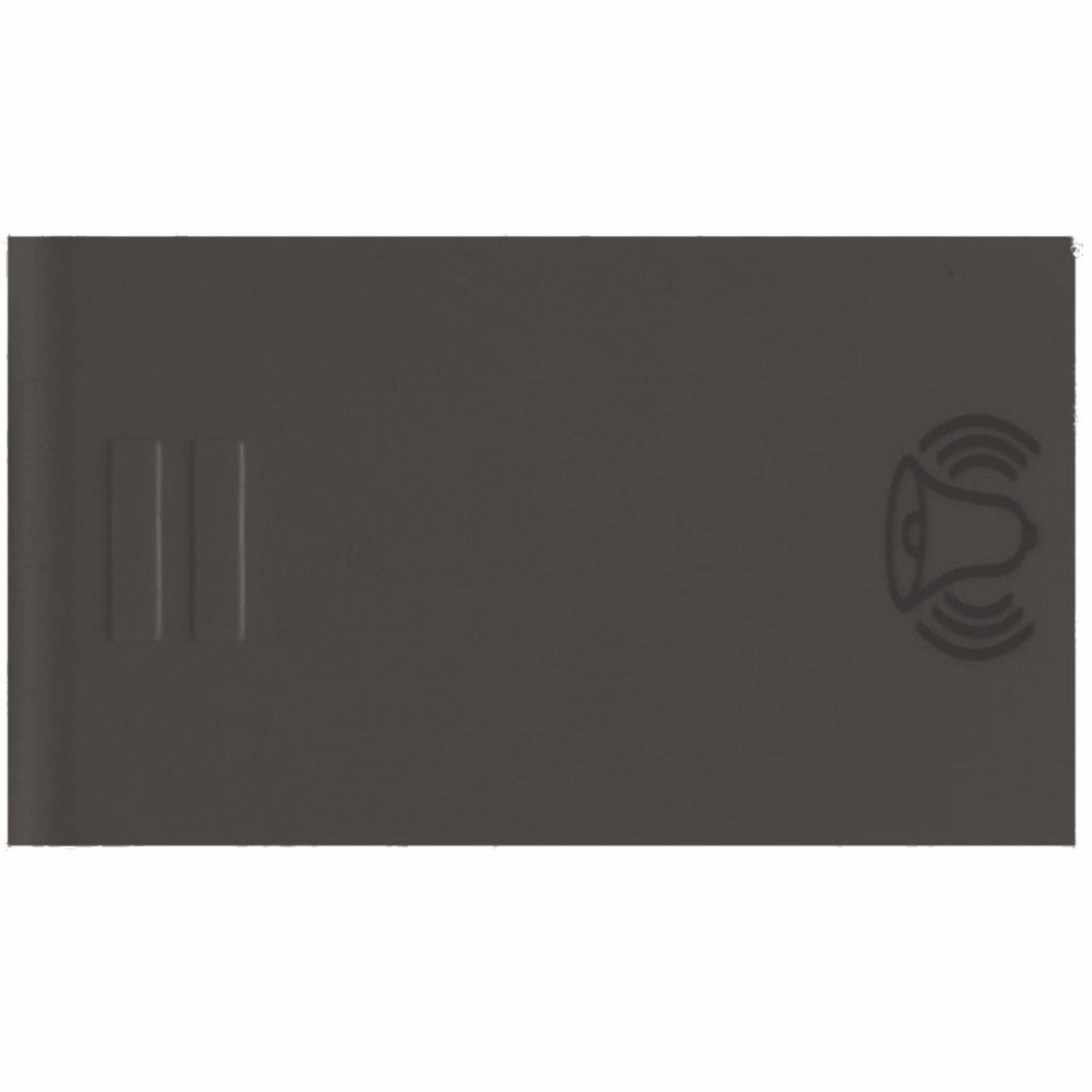 INTERRUPTOR MOMENTANEO C/SIMBOLO DE TIMBRE 16A/250V. NEGRO MODULOS LEVITON X05-PULSA-TIN