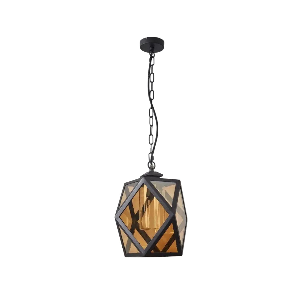 LAMPARA COLGANTE DE CRISTAL 48 CM DE ALTURA POTENCIA MAX. 60 W 1 BASE E27 IP54 IK05 NO INCLUYE FOCO